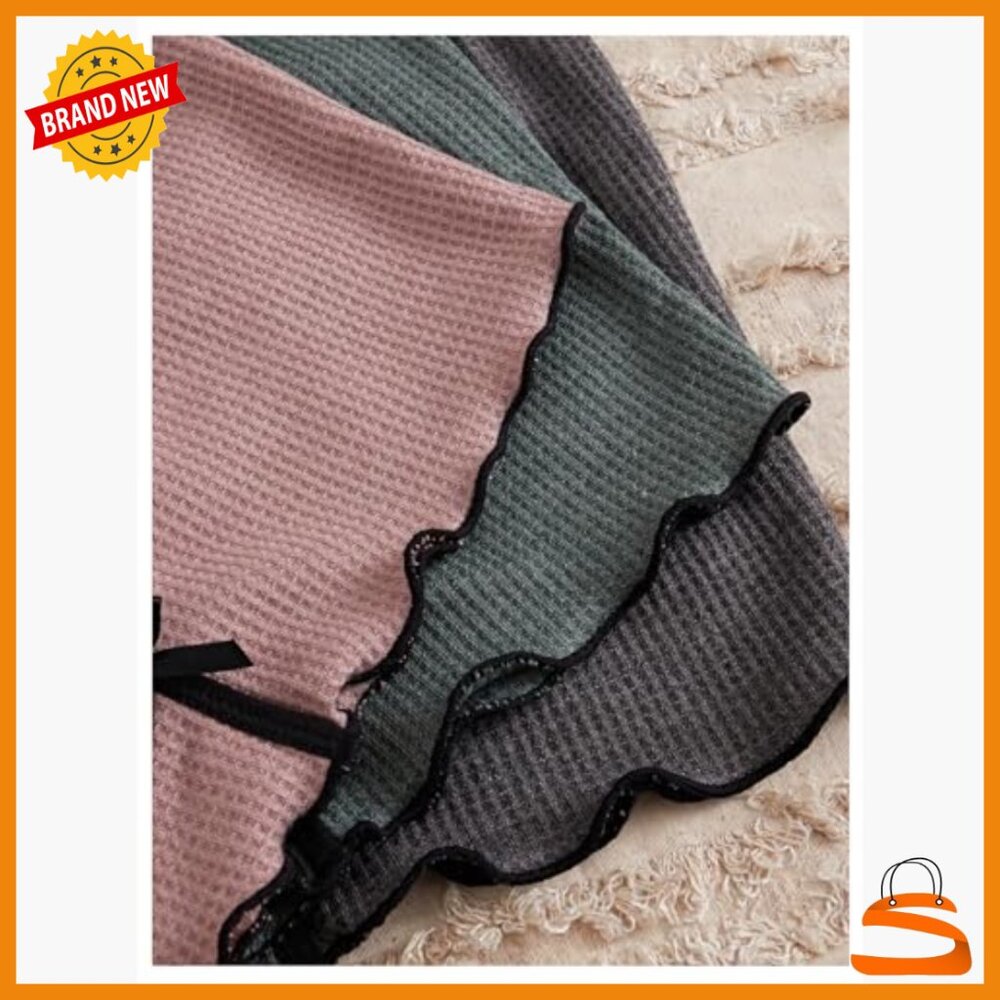 Medium Polyester Pajama Set Crop Cami Shorts Loun… - image 4